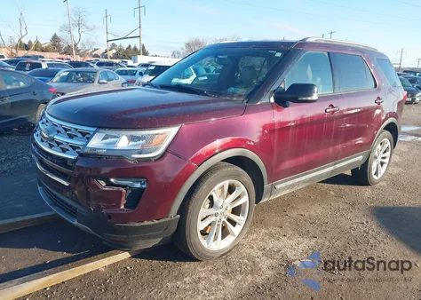 2018 Ford Explorer Xlt из США, поврежденный, VIN 1FM5K8D82JGC21814